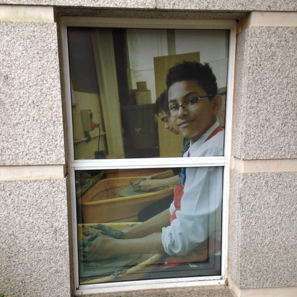 Contravision School Window