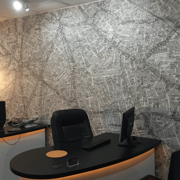 Estate Agent Wall Map Paper